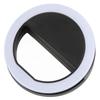 Selfie Ring Light 360 Degrees Lighting Soft Glareless Light 0.4in Thick Clamp Widely Used Mini Ring