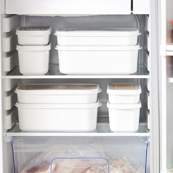 Fridge Bin Lidded Fresh-keeping Rectangular Food Grade Universal