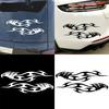 2Pcs Stylish Eagle Flame Car Vehicle Motorcycle Reflective Decals Sticker Decor