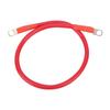 23.6in Ground Wire 4AWG 25mm2 150A High Toughness Earth Cable for Battery Inverter Fuse HolderRed
