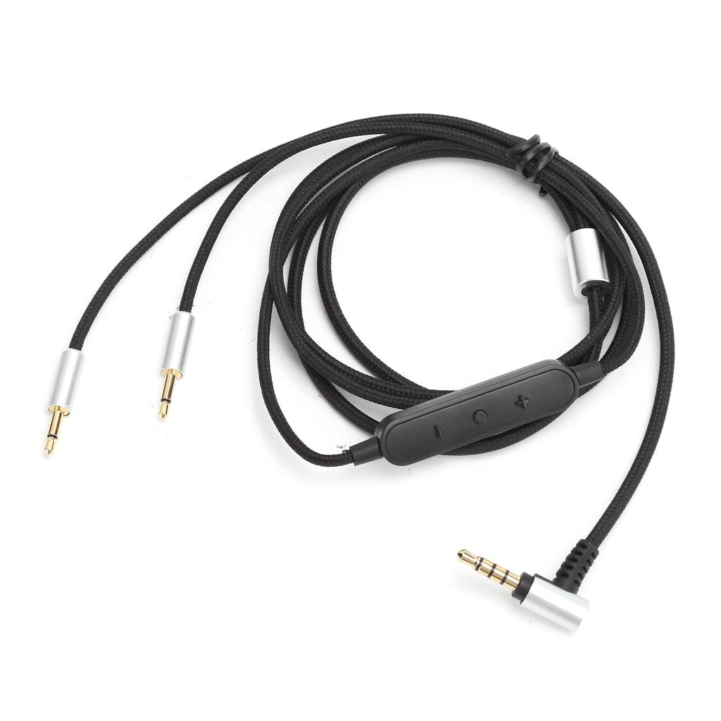 Headphone Cable with Wire Control Fit for Sennheiser HD202 HD497 HD447 HD212 Pro EH250 EH350