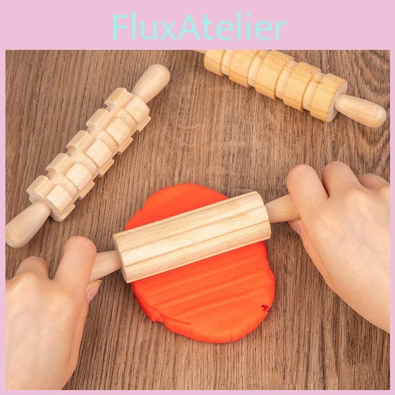 Kids Dough Wooden Roller For Creative Play And Food Making Education Gift Toys