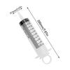 100ml Reusable Plastic Syringe Liquid Nutrient Measuring Tools for Food Feeding Feeding Kit Liquid Food Injection Tool