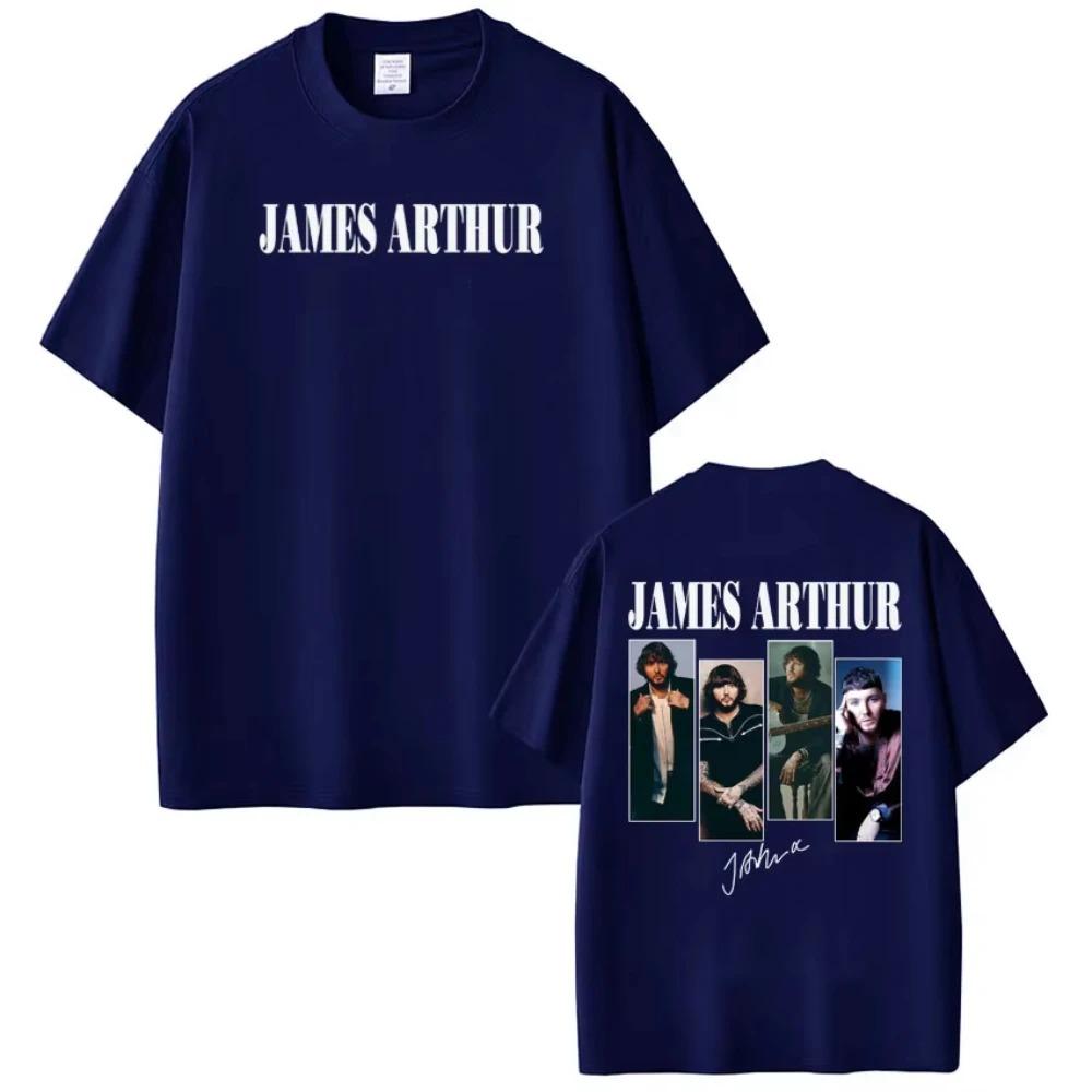James Arthur 2026 Pisces World Tour Graphic TShirt Unisex Hip Hop Goth Punk Style 100 Cotton Cool Crew Neck Short Sleeve Loose