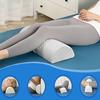 Half Moon Pillow, Memory Foam Leg Pillows for Sleeping Bolster Pillow or Ankle Rest and Foot Comfort
