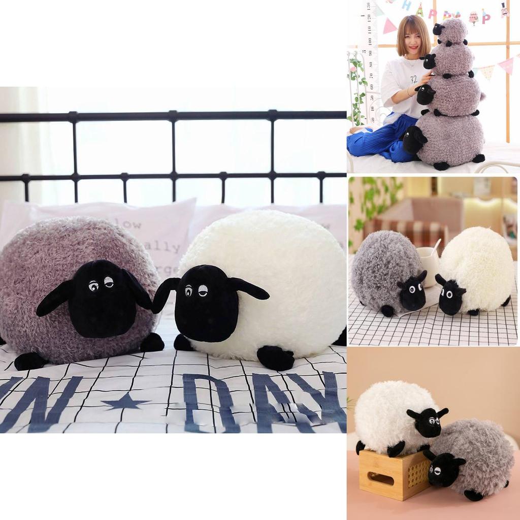 Очаровательная плюшевая игрушка Барашек Шон, подушка для пары, мягкая набивная кукла, подарок