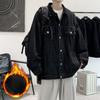 Denim Jacket Men's Spring and Autumn Ins Trend Versatile Spring Hong Kong Style Workwear Simple Large Size Boys' Loose Jacket