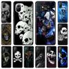 Rock And Roll Skull For Xiaomi Mi Poco X3 NFC 10T Pro Note 10 Lite 9T Soft Phone Bumper Case M3 11 F3 CC9e F1 Shockproof Cover