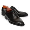 Spring Autumn Men's Leather Shoes Handmade High Quality Casual Oxford Business Work Shoes Black Coffee Lace-up Comfortable Man Shoe