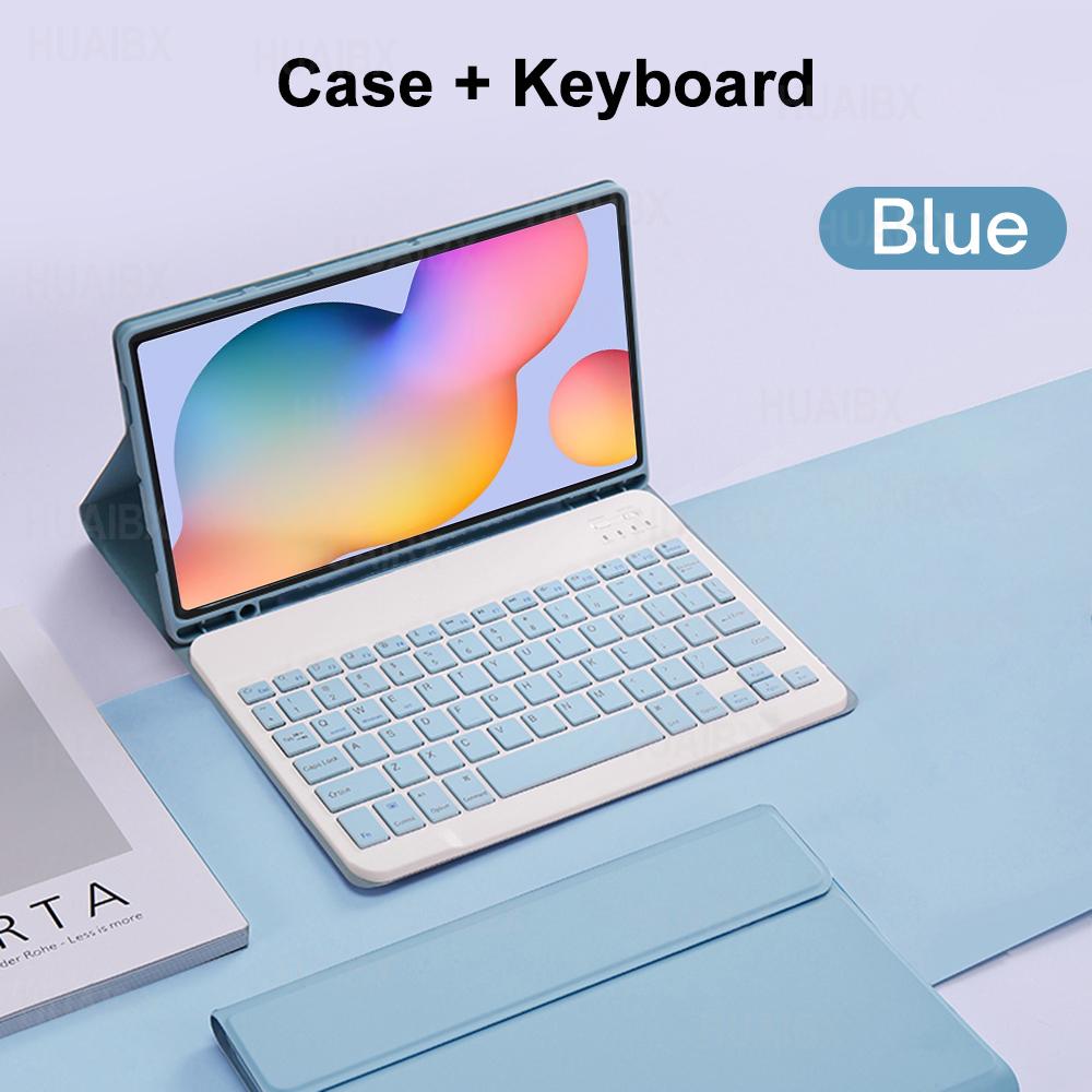 Чехол с клавиатурой для Galaxy Tab S6 Lite 10,4 дюйма, Съемная крышка-клавиатура для Samsung Tab S6 Lite SM-P610 P613 P615 P619