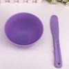 2Pcs Silicone Facial Mud Mixing Bowl with Sticks Women DIY Face Clay Stirring Bowl Professional Home Salon Beauty Skincare Mixing Tool Kit