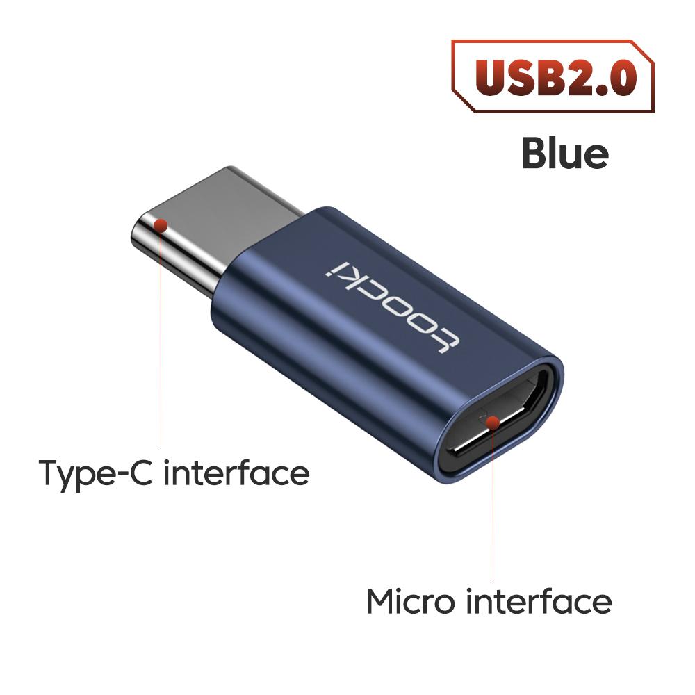 Toocki OTG USB 3,0 к адаптеру типа C Micro к типу C «папа» к USB 2,0 «мама» конвертер для Macbook Xiaomi Samsung разъем OTG