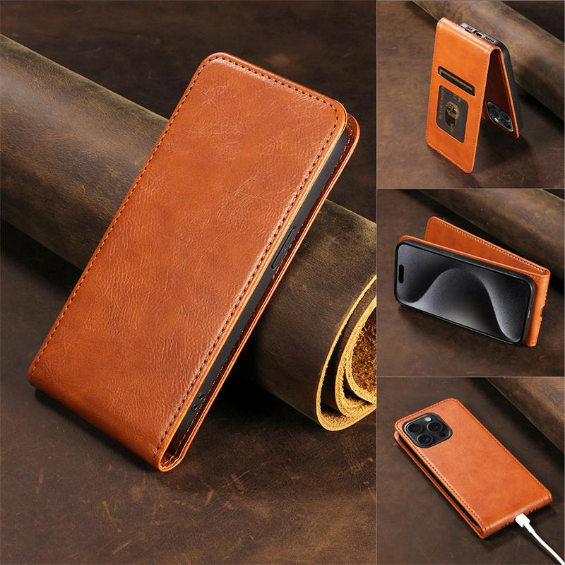 Для Motorola Moto G84 5G Business Vertical Flip Case Retro, удобный для кожи, держатель для карт с полным покрытием, для Moto G84 5G, сумки для телефонов