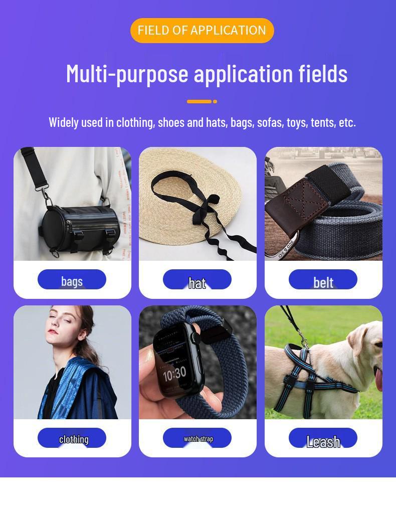 Cross-border Suitable Finely Woven Nylon Trail Strap for Apple Watch Series 8/7 S11 ULTRAL Modified Version.