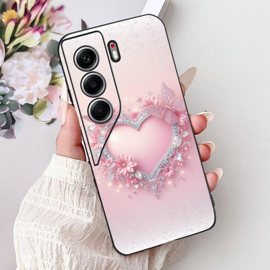 Чехол для Tecno Camon 40 2025 Новый Популярный Узор Бабочка Цветок Мягкий Силиконовый Чехол для Телефона Для Tecno Camon40 Pro CM6 CM5 Бампер