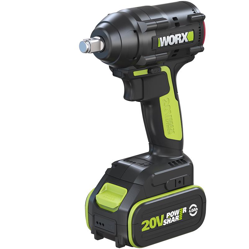 WORX 20V Бесщеточный Аккумуляторный Ударный Гайковерт Высокого Крутящего Момента Вилка CN (адаптер в комплекте)