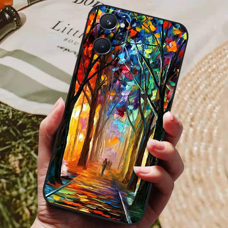 Для Realme 9i Чехол Мягкий ТПУ Силиконовый Чехол на Заднюю Панель для Realme 9 Pro Plus Чехлы для Телефона Realme9 Pro Plus 9i Защитный Модный Чехол