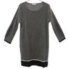 TO BE CHIC Wool Sanyo Shokai Long Sleeve One Piece 40 Gray Women Used