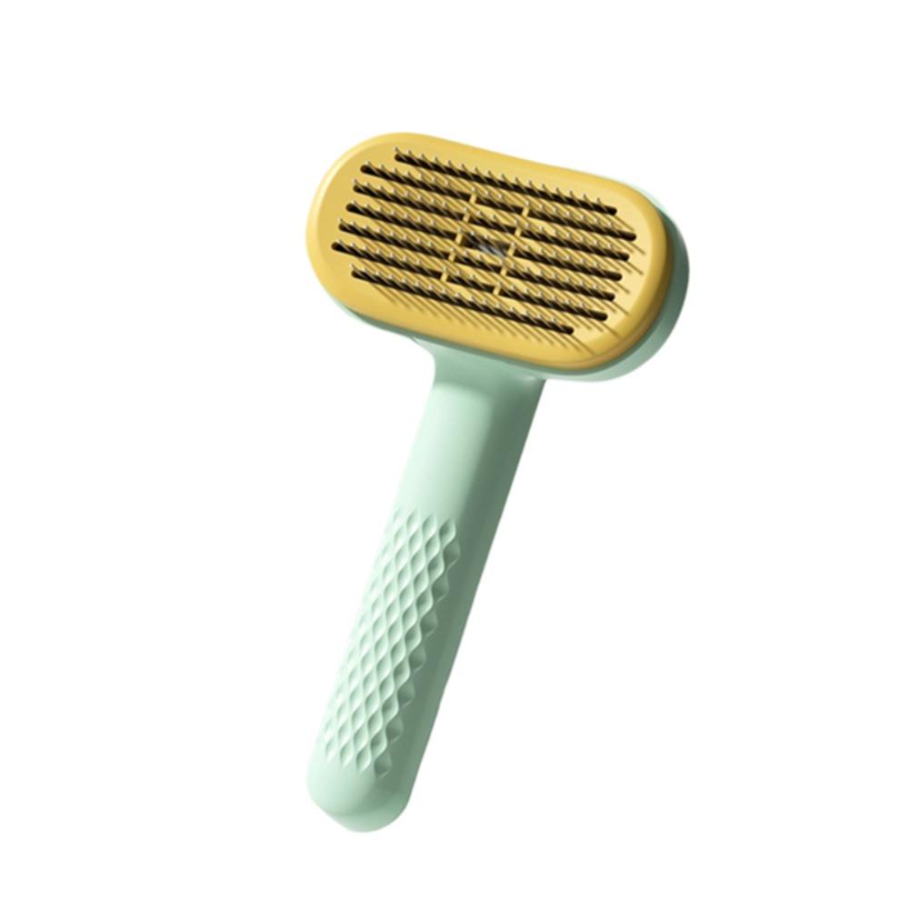 Self-Cleaning Pet Needle Comb Stainless Steel Dog Hair Remover Pet Massage Comb  Bath