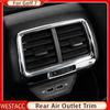 Car Rear Air Outlet Vent Panel Trim Frame Sticker Cover for Volkswagen VW Golf 7 7.5 MK7 MK7.5 2013 -