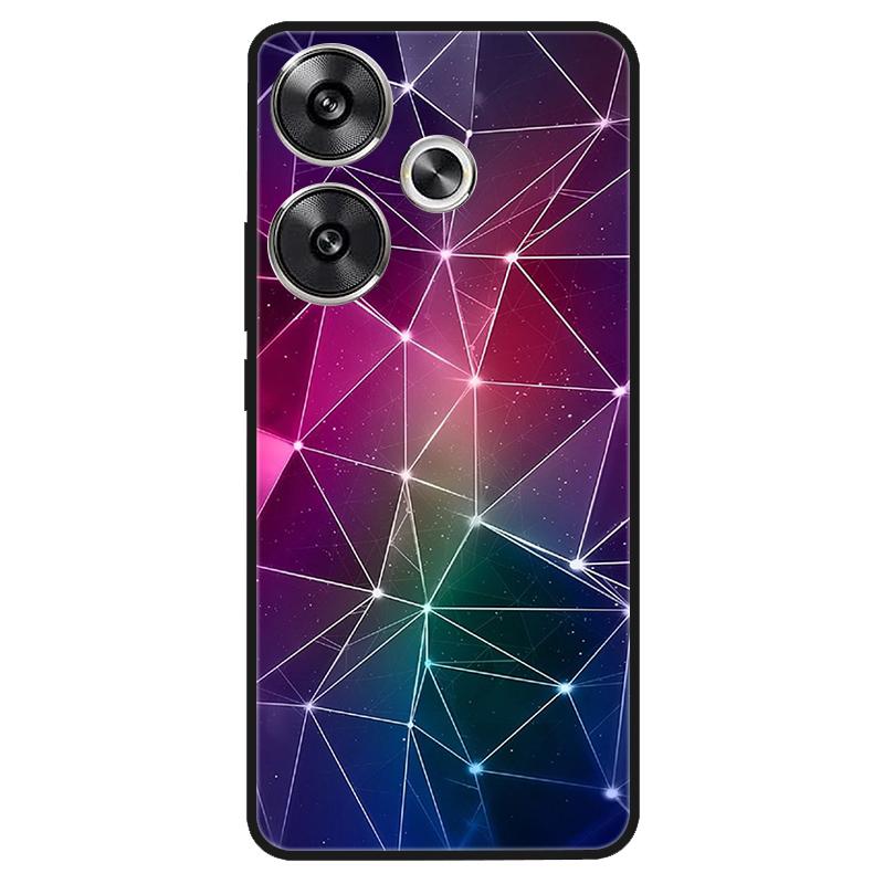 For Xiaomi Poco M6 4G Case Shockproof Soft Silicone TPU Bumper for Poco M6 4G Cover PocoM6 4G 2024 Lovely Luxury Cartoon Fundas