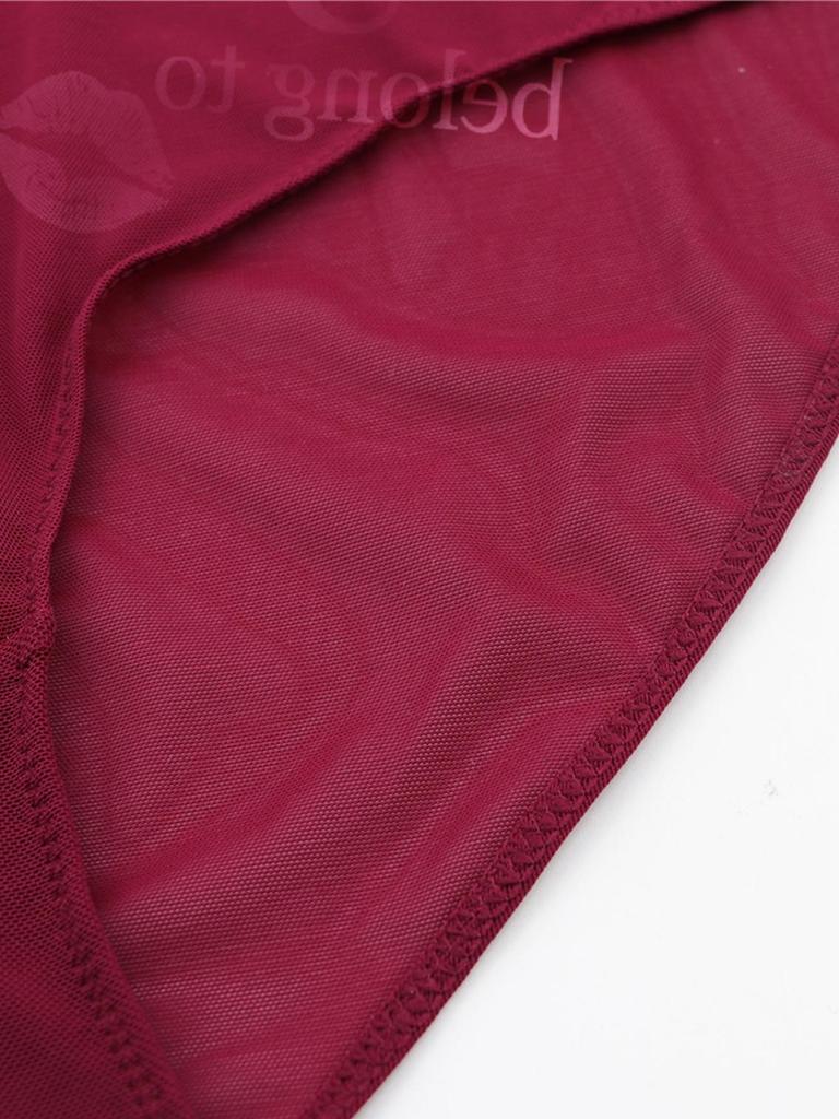 Women's Sexy Panties Custom Words Heart Pattern Comfortable Panties Low Waist Briefs