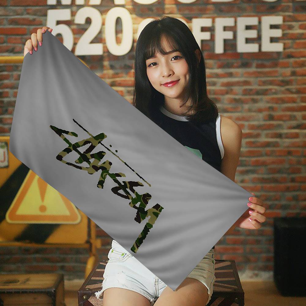 Black And White S-StussyS Microfiber Blanket Quick Drying Beach Towels Oversized Printing Super Absorbent Pool Towel Blanket