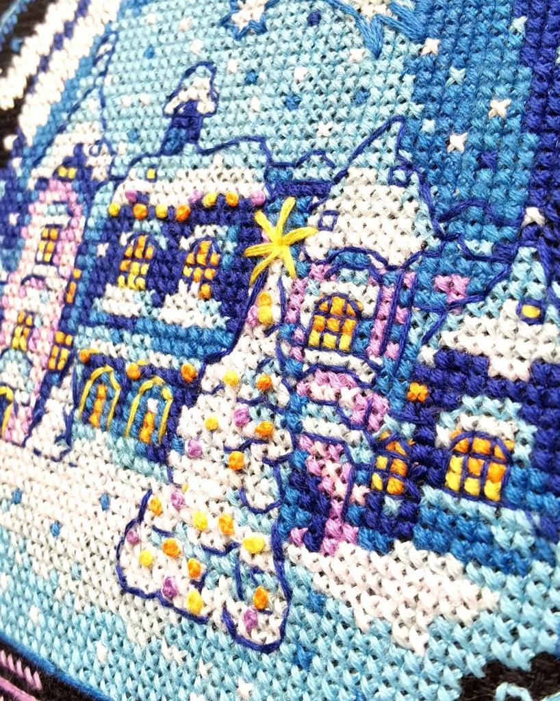 RIOLIS Winter Fairy Tale Christmas Cross Stitch Kit Beginner Advanced Cross Stitch Adult Cross Stitch Counted Stitch Embroidery Kit Christmas - 2151,