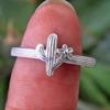 Cactus Ring, Silver Jewelry, Unisex Ring, Nature Jewelry, Statement Jewelry