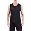 Summer Men Vest Hollow Mesh Sleeveless O Neck Solid Color Plus Size Quick Dry Good Breathability Basketball