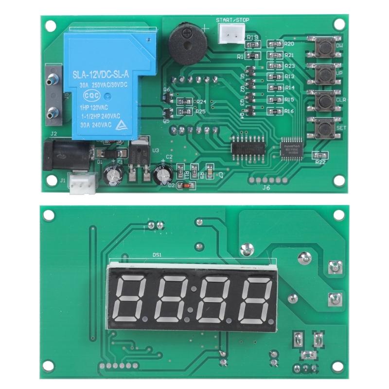 AC1250W DC500W Модуль управления таймером Реле обратного отсчета Платы управления таймером Для аркадного оборудования Стиральных машин