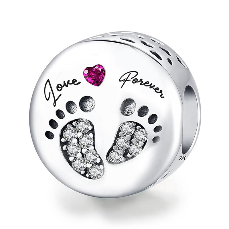 Настоящий медный красный цветок в форме сердца любви, четырехлистный клевер, шармы-подвески в виде черепахи, подходят для оригинальных браслетов Pan, DIY изящные украшения