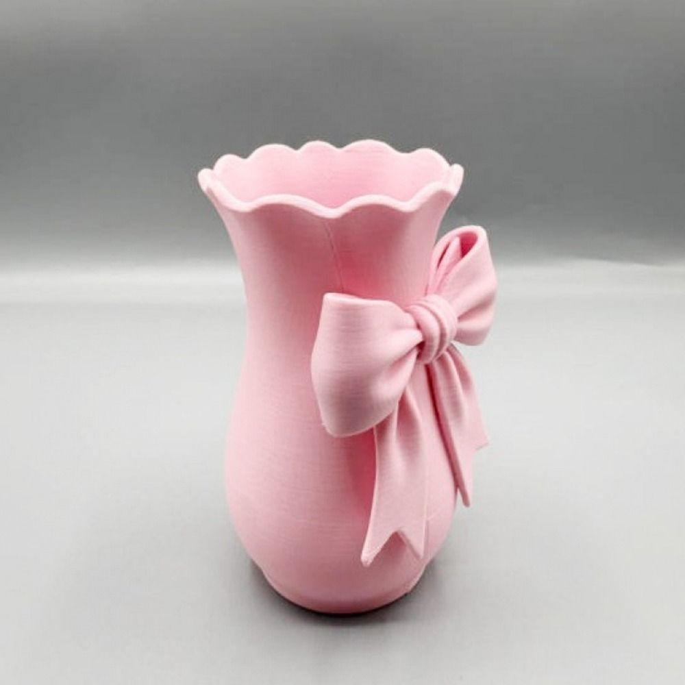 Twisted Design Flower Arrangement Container Tabletop Flower Pot Office Tabletop Ornaments