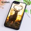 Krajews Олень Северный олень Животное Мягкий Чехол для телефона Крышка для iPhone 14 5 6s 7 8 plus XR XS 11 12 13 pro max Samsung S21 S22ultra Plus