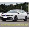 ABS Chrome Front Bumper Lower Grille Sticker Fog Light Cover Trim for VW Golf 8 MK8 Accessories