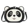 Милая маленькая сумка с пандой 2025 новая японская мультяшная сумка через плечо в зарубежном стиле для мягкой девушки, универсальная, трендовая сумка-мессенджер, маленькая круглая сумка