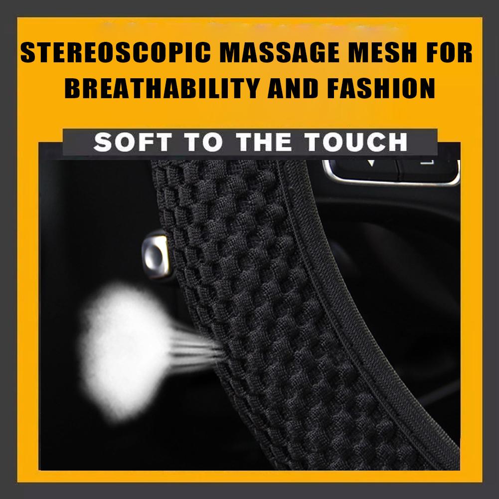 Универсальный модный чехол на руль автомобиля без внутренней эластичной ручки для легкой установки и снятия, не скользит