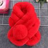 Ветрозащитный, удобный, утолщенный, теплый, шаль, искусственный мех, шарф, воротник, плюшевые шарфы