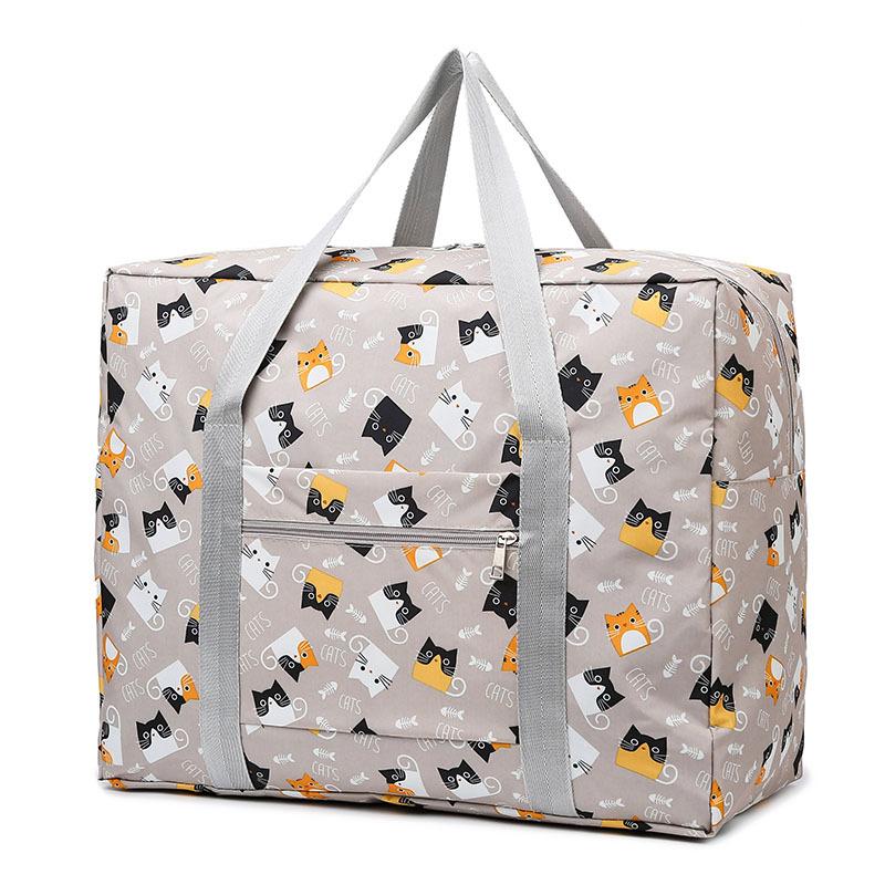 1PC Large Capacity Clothes Storage Bag Folding Travel Storage Bag Quilt Storage Bag Hand Luggage Bag Short Travel Bag
