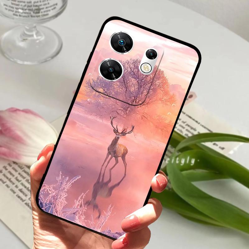 Чехол для Infinix Zero 30 4G, противоударный, из мягкого ТПУ-силикона, чехол для телефона для Infinix Zero 30 4G, Funda Zero30 X6731B, Capa, мультяшный