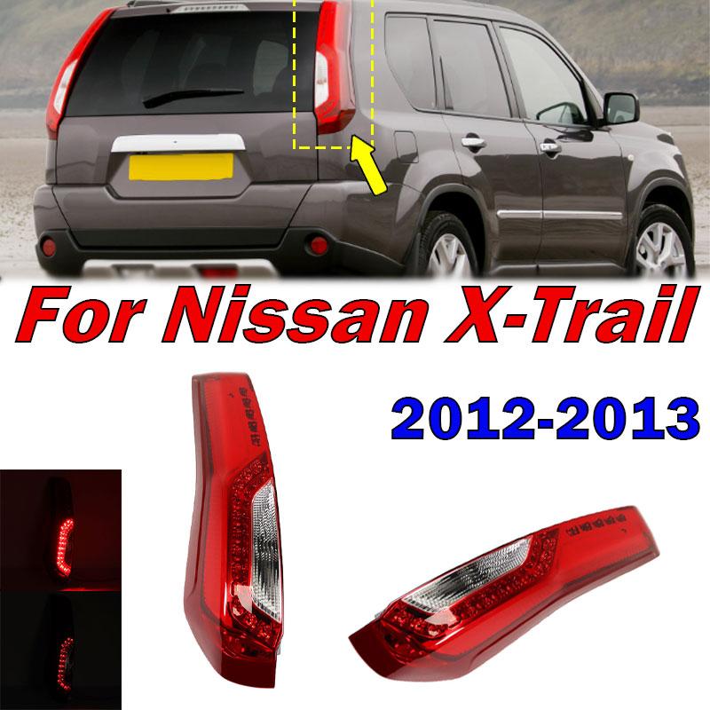 Автоаксессуары Для NISSAN X-TRAIL 2012 2013 Задний фонарь Задний указатель поворота Предупреждающий стоп-сигнал Ходовой огонь Задний фонарь в сборе