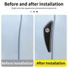 4Pcs PVC Soft Rubber Blade Shaped Auto Car Door Corner Anti-collision Sticker For VW Tiguan CC Jetta Golf Passat Scirocco T-ROC ze8