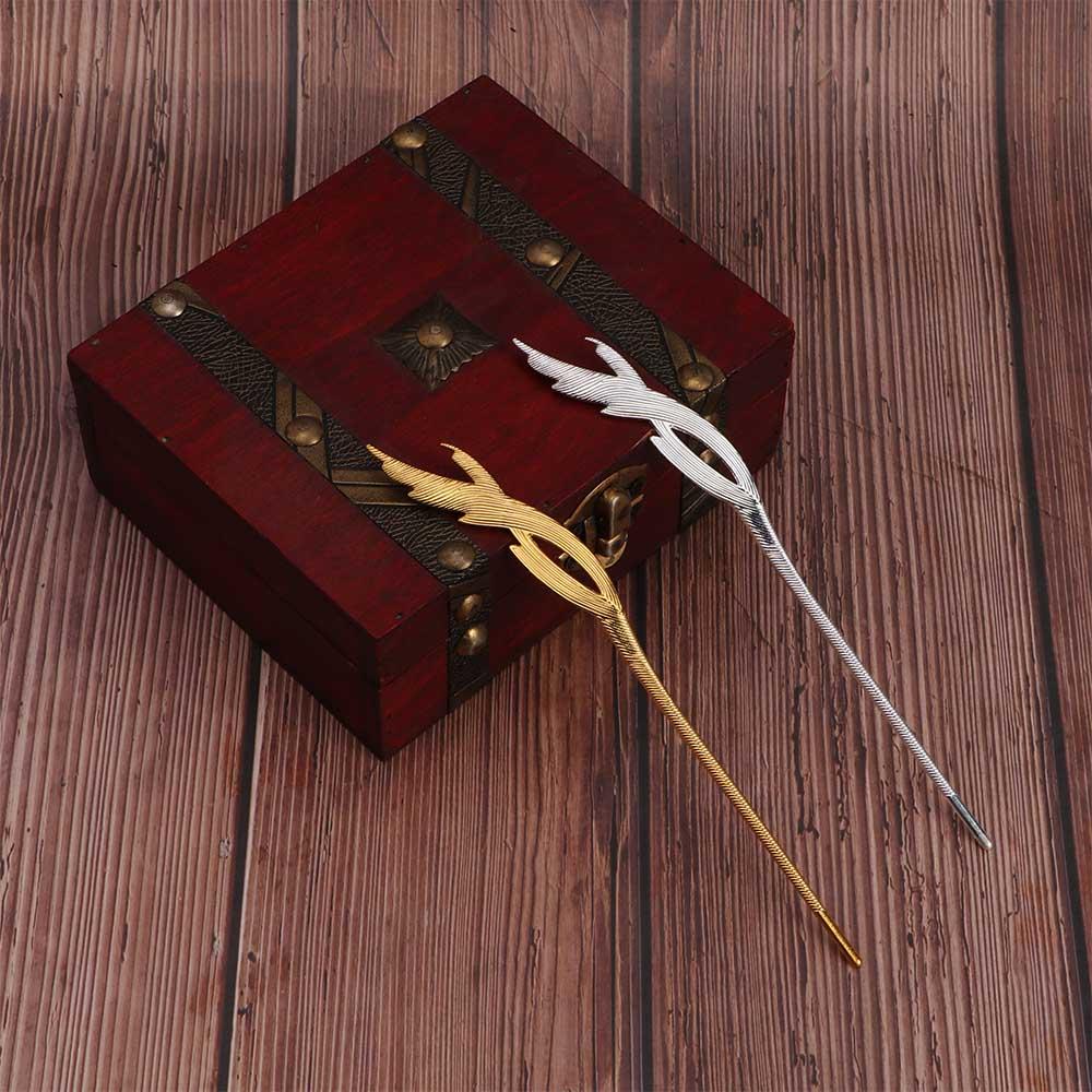 Fashion Hair Jewelry Feather Girls Women Ornaments Bird Hair Fork Hairpin Hair Stick