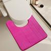 Коврик для пола Yousheng U-образной формы, износостойкий, нескользящий, с супер-впитыванием воды, легко моется, быстро сохнет, коврик для туалета в ванной