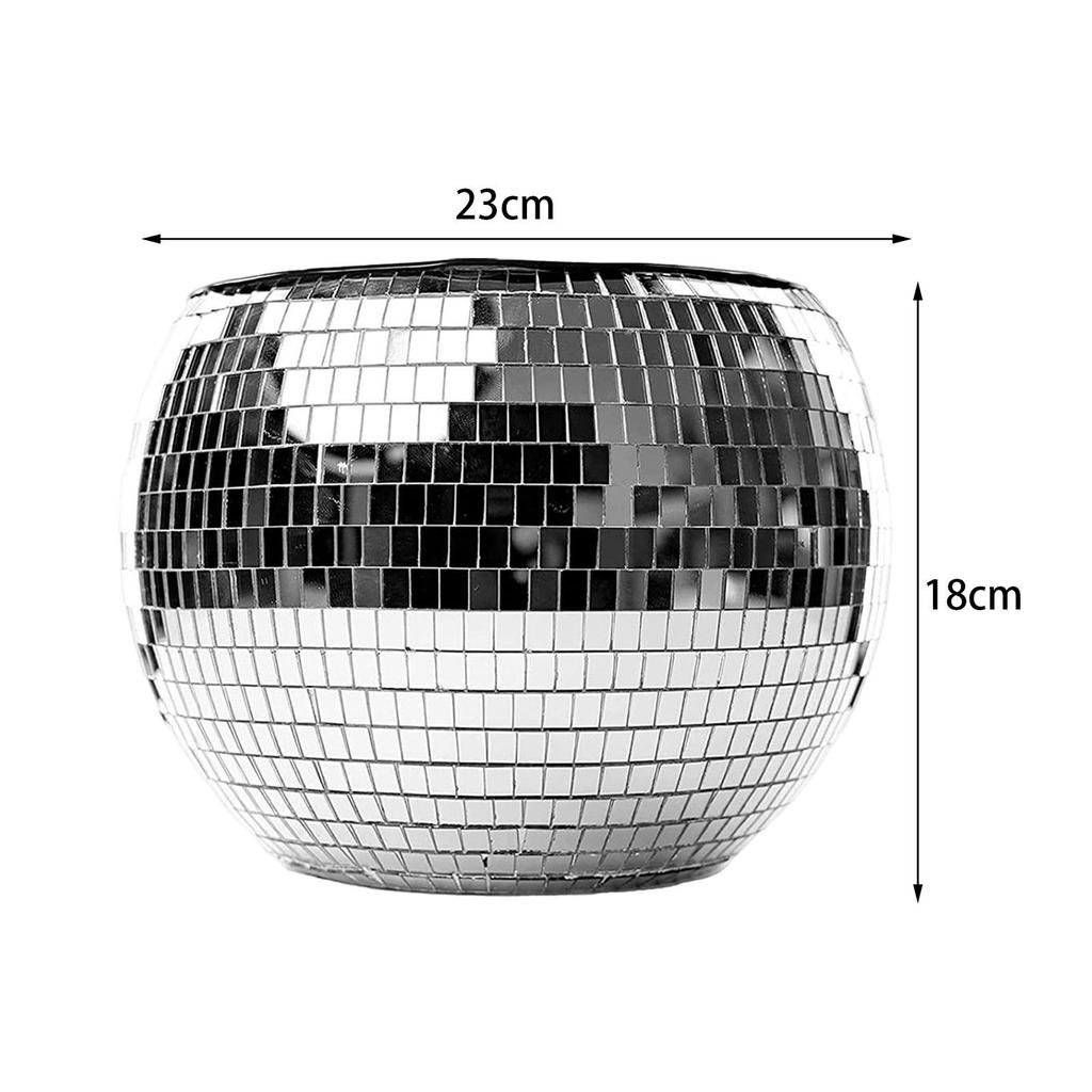 Mirrored Ice Bucket Champagne 23cmx18cm 3L Storage Barrel for Chilled Wine