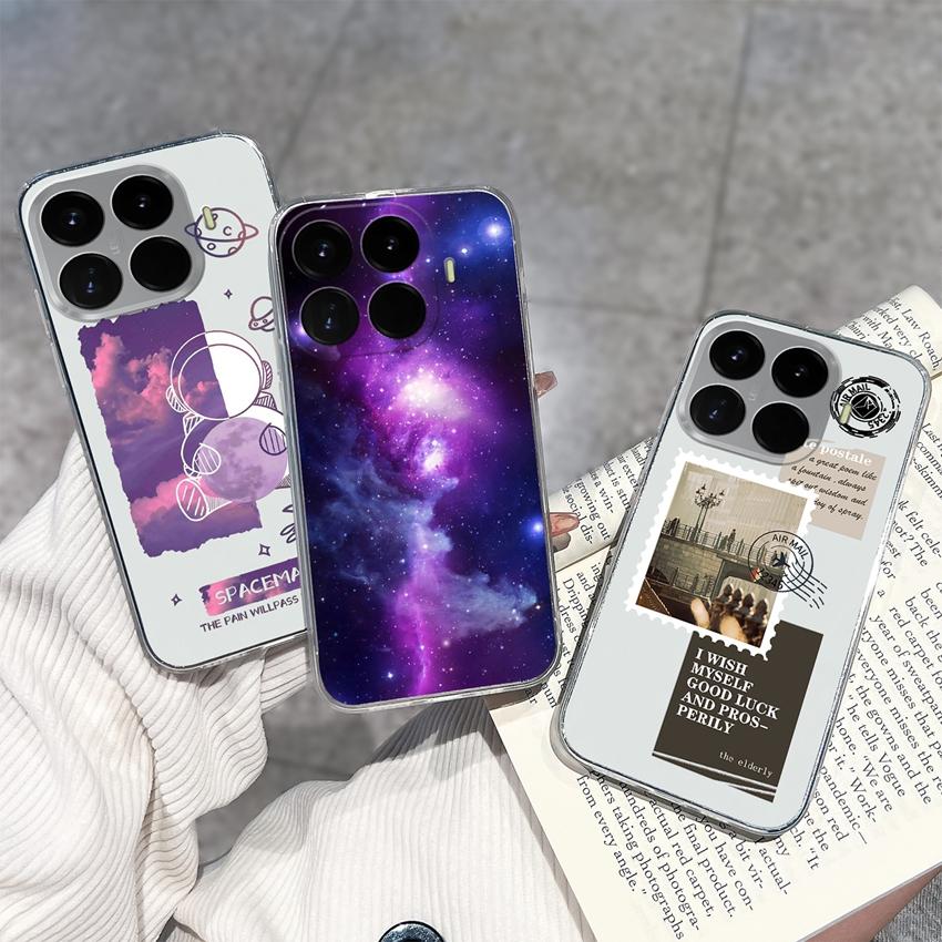 Чехол для телефона Xiaomi 17t 17T 17 Pro 17Ultra 17 Max Для Redmi 17C 17 4G 5G Градиентные цвета Мягкий Тонкий ТПУ Прозрачный Силикон Защита от отпечатков пальцев Корпус