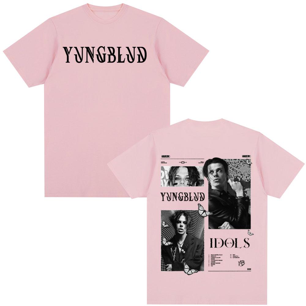 Yungblud IDOLS Album Tour T Shirts Fan Gifts Unisexs Women Clothing Hip Hop Short Sleeve Tshirts Summer Cotton Tshirt Streetwear