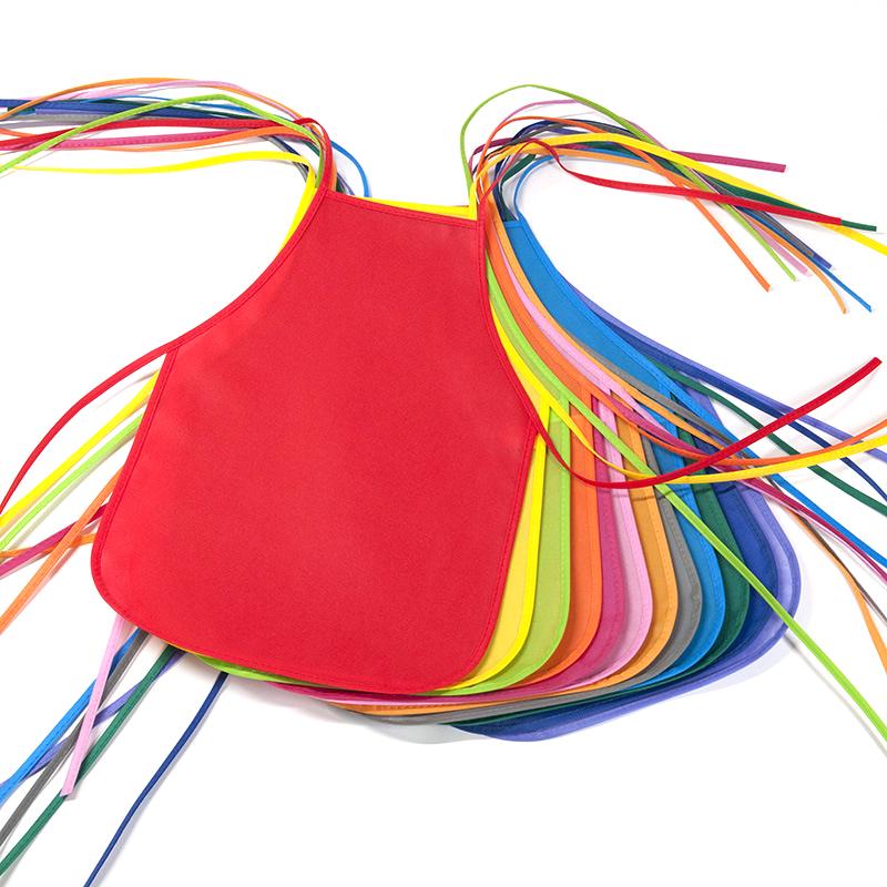 1 шт., рисующий сарафан, водонепроницаемый нетканый детский фартук, детский противообрастающий красочный унисекс