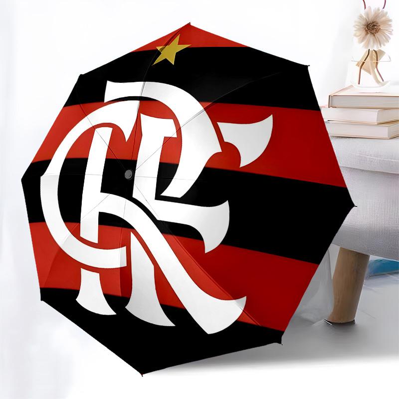 Flamengo, Automatic Opening and Closing, 8 rib Structure Portable Umbrella, Suitable for Men and Women in All Seasons Perfect Gift for Hol