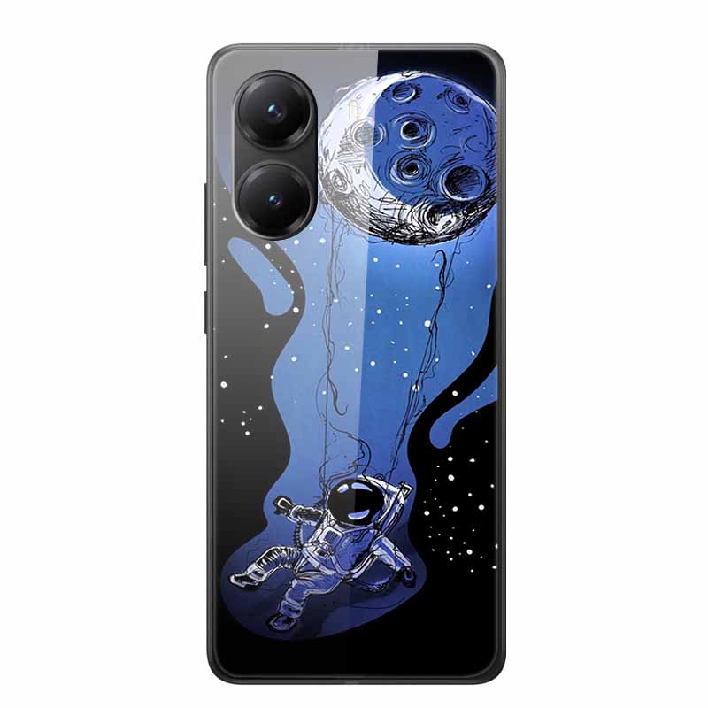 Glass Case For Poco X7 Pro Case X7Pro Hard Tempered Glass Back Cover Soft Bumper For Xiaomi Poco X7 Pro Case PocoX7 Pro Fundas